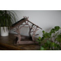 Individual Wooden Bird Feeder for Outdoor Space