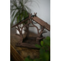Individual Wooden Bird Feeder for Outdoor Space