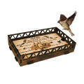 Wooden Bird Feeder 