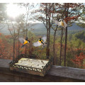 Wooden Bird Feeder 