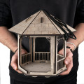 Wooden Bird Feeder, Gazebo Feeder