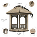 Wooden Bird Feeder, Gazebo Feeder