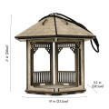 Wooden Bird Feeder, Gazebo Feeder