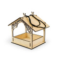Wooden Bird Feeder for Outdoor Spaces