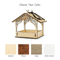Wooden Bird Feeder for Outdoor Spaces