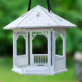 White Wooden Bird Feeder