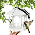 White Wooden Bird Feeder