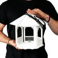White Wooden Bird Feeder