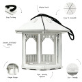 White Wooden Bird Feeder