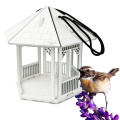 White Wooden Bird Feeder