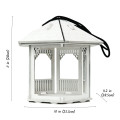 White Wooden Bird Feeder