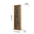 3D Wooden Crocodile Wall Sculpture
