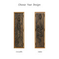 3D Wooden Crocodile Wall Sculpture