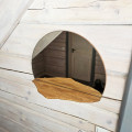 Round Mirror with Shelf