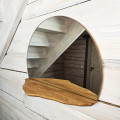 Round Mirror with Shelf