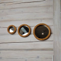 Handmade Oak Mirror Set (3 pcs)