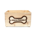 Wooden Dog Toy Box