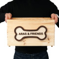 Wooden Dog Toy Box