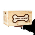 Wooden Dog Toy Box