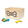 Wooden Dog Toy Box