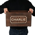 Wooden Dog Toy Box