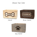 Wooden Dog Toy Box