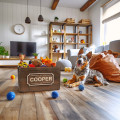 Wooden Dog Toy Box