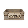 Wooden Dog Toy Box