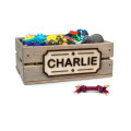 Wooden Dog Toy Box