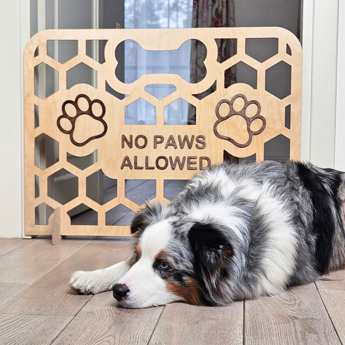 Handmade Wooden Gate for Dogs