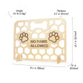 Handmade Wooden Gate for Dogs