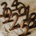 Wooden Table Numbers 1–10, Handmade Decor for Weddings