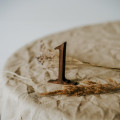 Wooden Table Numbers 1–10, Handmade Decor for Weddings