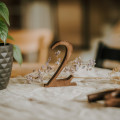 Wooden Table Numbers 1–10, Handmade Decor for Weddings