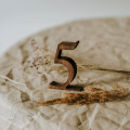 Wooden Table Numbers 1–10, Handmade Decor for Weddings