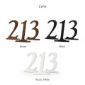 Wooden Table Numbers 1–10, Handmade Decor for Weddings