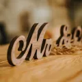 Festive MR & MRS Wooden Signs