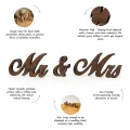 Festive MR & MRS Wooden Signs