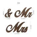Festive MR & MRS Wooden Signs