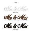 Festive MR & MRS Wooden Signs