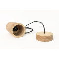 Wooden hanging lamp